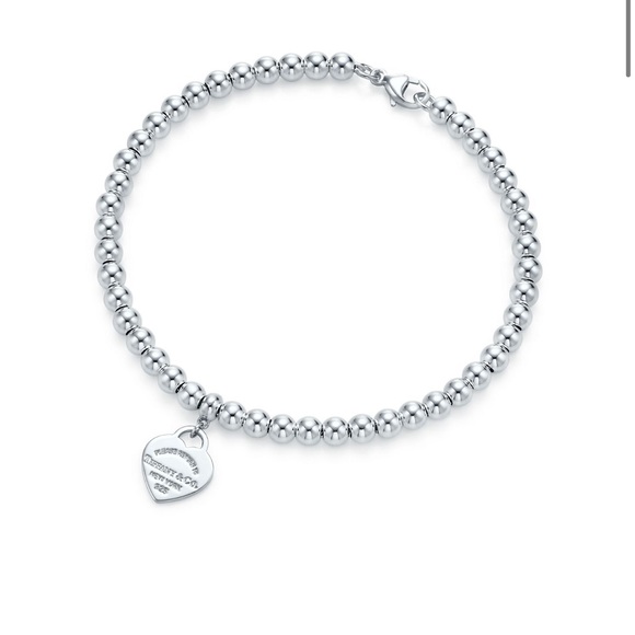 Sold!!Tiffany & Co. Heart Tag Silver Bracelet - Picture 5 of 6